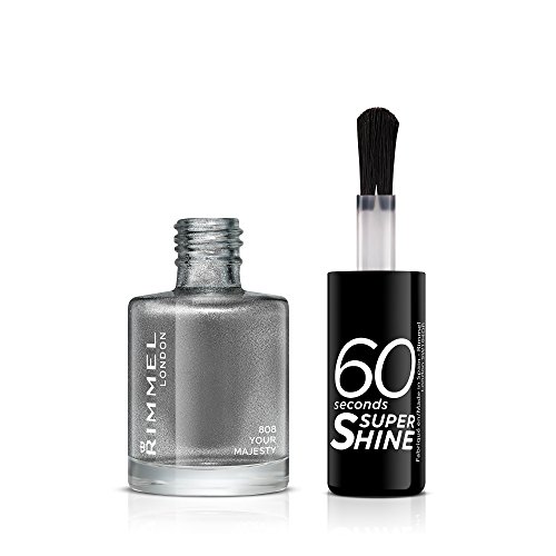 Rimmel London 60 segundos de Super Shine Nail Polish, Su Majestad - 8 ml