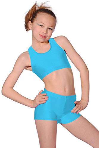 Roch Valley Hot Micro - Pantalones Cortos para niña, Niñas, Color Turquesa, tamaño 9-10 Jahre (Herstellergröße: 2)