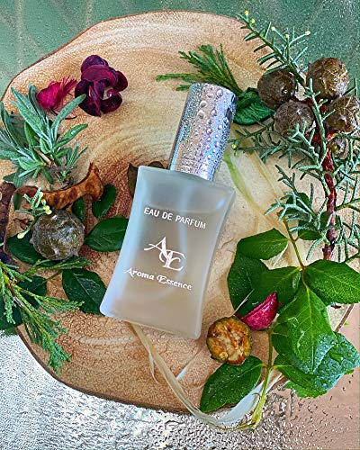 RoseMen Eau de Parfum para hombre por Aroma Essence, aroma cautivador para hombre con chypre fresco y notas acuáticas, perfume enriquecido con aceite de rosa de damascena, 35 ml