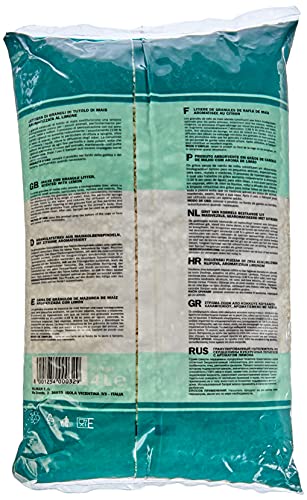 Sanipet - Arena perfumada de gránulos de tutol de maíz con Sabor a limón para Animales pequeños – 4 L