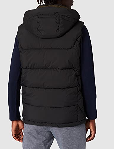 Scotch & Soda Calentador de Cuerpo Acolchado con Relleno Repreve Chaleco de plumón, Black 0008, XL para Hombre