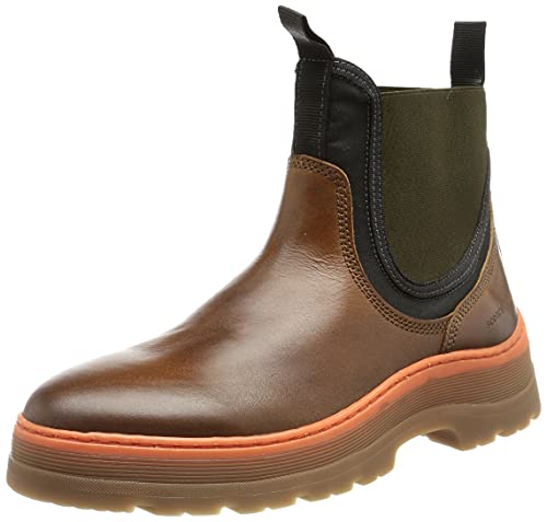 SCOTCH & SODA FOOTWEAR Maffei, Botas de Moda Hombre, coñac, 42 EU