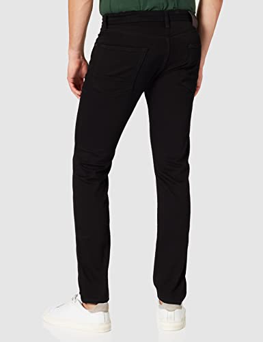 Scotch & Soda Ralston Essentials-Regular Slim Fit-Algodón orgánico Jeans, Stay Black 1362, 34W x 36L para Hombre