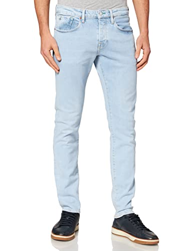 Scotch & Soda Ralston-Regular Slim Fit-Recycled Cotton Pantaln, Wind Stripped 4557, 33W x 32L para Hombre
