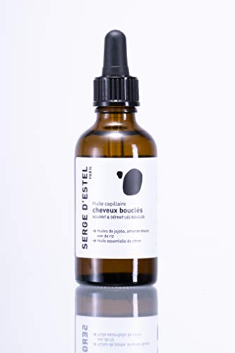 Serge D'Estel Paris Aceite para Cabello Rizado Suave y Ligero, 100% Vegano, 50 ml