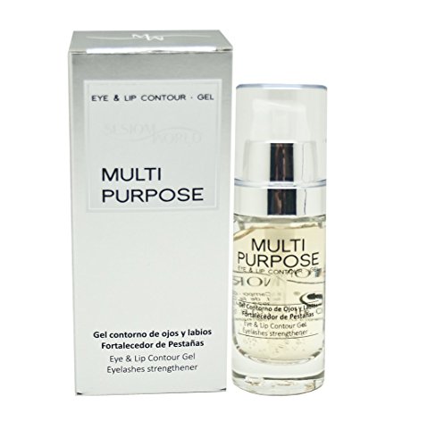sesioMWorld Gel Contorno de Ojos y Fortalecedor Pestañas Multi Purpose 30 ml, 1 Unidad, 150 g