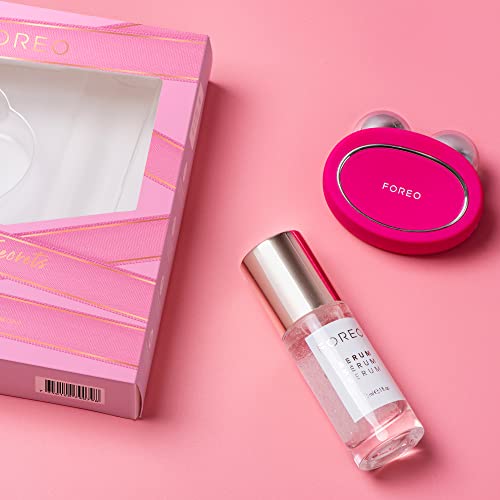 Set regalo FOREO Skincare Secrets: Tonificador facial con microcorrientes BEAR + SERUM SERUM SERUM de 30 ml