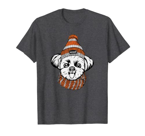 Shih Tzu Dog Hound Silhouette - Gafas de sol Camiseta