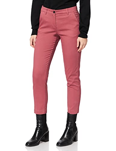 Sisley Trousers 48M855BK7 Pantalones, Roan Rouge 20h, 40 para Mujer