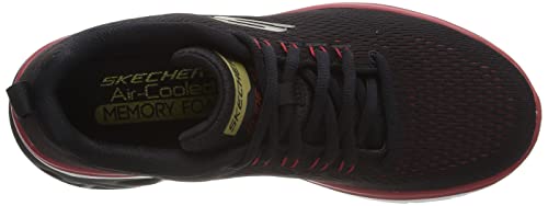 Skechers Glide-Step Sport Wave Heat, Zapatillas Hombre, Black, 44 EU