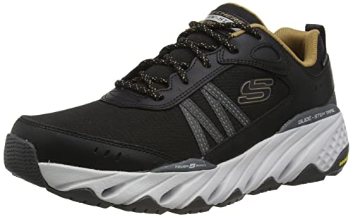 Skechers Glide-Step Trail Oxen, Zapatillas Hombre, Black, 43 EU