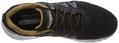 Skechers Glide-Step Trail Oxen, Zapatillas Hombre, Black, 43 EU