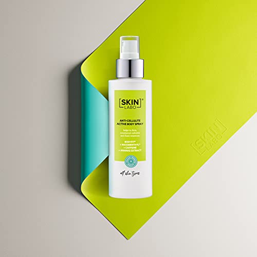 SkinLabo - Spray anticelulítico súper reductor. Fuerte crema anticelulítica en spray con acción adelgazante, drenante y reafirmante. 150 ml