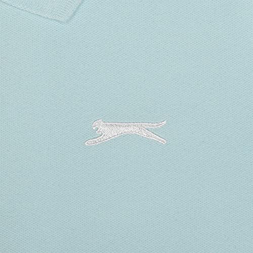 Slazenger Niños Plain Camiseta Polo Azul Claro 9-10 años