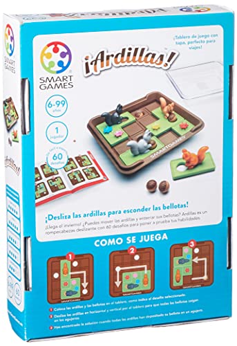 smart games Ardillas, Educativos, Regalos Divertidos, Rompecabezas Niños, Juguetes Niña 6 Años o Más, Juego Mesa, multicolor (1)