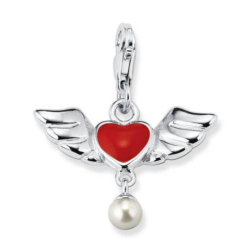 s.Oliver Jewels - Dije de Plata de Ley con Perla