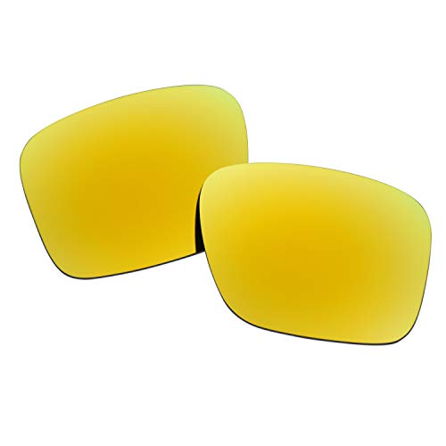 SOODASE Para Oakley Holbrook XL Gafas de sol Dorado Lentes de repuesto polarizadas