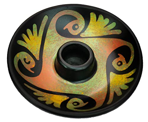 Soporte Palo Santo de cerámica - Quemador de Incienso - Diseño Colorido y Decorativo - Coloca los Palitos con Aroma a Madera Palo Santo en el Incensario en Presencia