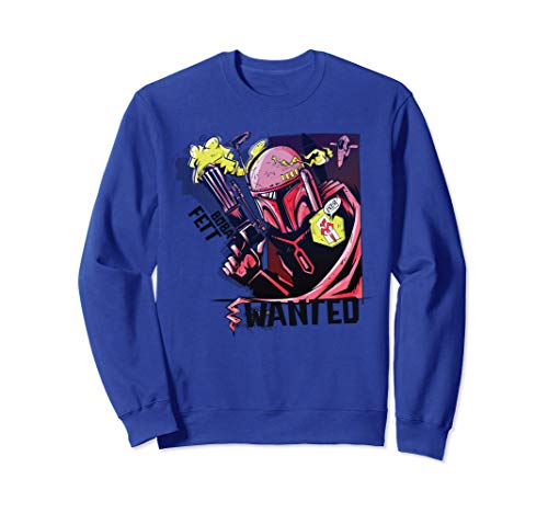 Star Wars Boba Fett Wanted Comic Art Sudadera