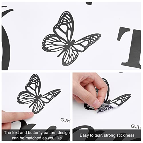 SUPERDANT Pegatinas de Pared de PVC para Despertar, Maquillaje, Pestañas, Diseño de Cosméticos, Letras de Vinilo, Calcomanías Artísticas de Pared para Dormitorio, Polvo, Baño, Decoración, 59x35 cm
