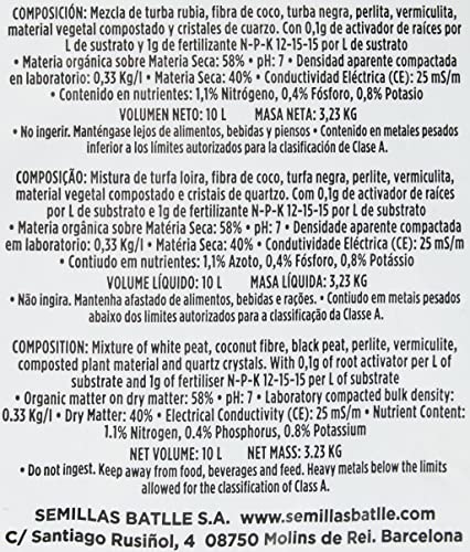 Sustrato Semilleros 10l.