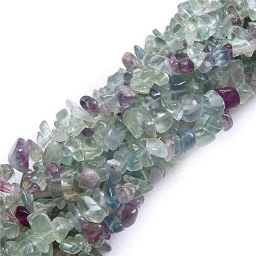 Sweet & happy girl's Store de piedras preciosas de-Gr¨¹n Peridot cuentas de cadena de fichas de 86.36 cm de la joyería de la perla de producción, 7-8mm Fluorit-Chips