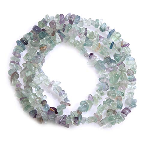 Sweet & happy girl's Store de piedras preciosas de-Gr¨¹n Peridot cuentas de cadena de fichas de 86.36 cm de la joyería de la perla de producción, 7-8mm Fluorit-Chips