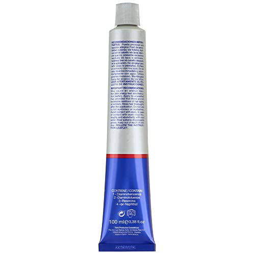 Tahe Natural Colour Tinte Natural Colour Tinte de pelo/Tinte de Cabello Profesional/Coloración capilar/Coloración Cabello, Azul Intenso, 100 ml