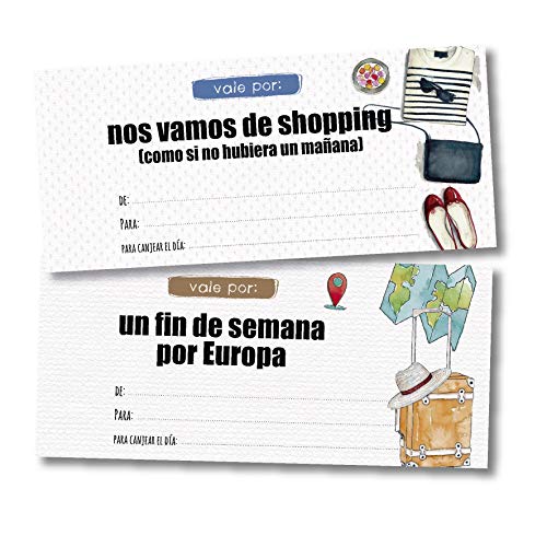 Talonario 20 vales geniales para amigas - Sin locas amigas no tendríamos locos momentos - HappyMots