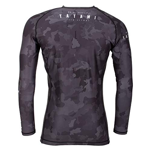 Tatami Fightwear Stealth Rash Guard Men's Camisa de Compresión Hombre MMA BJJ Fitness Artes Marciales Boxeo Grappling No Gi