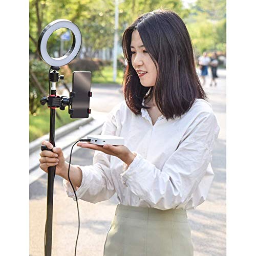 Teléfono móvil en vivo Fill Light Pink ancla de alta definición de belleza Luz del disparador automático de fotos luz suave ancla flaco lavado de cara redonda Cámara Fotografía Luz baja Luz apoyos de
