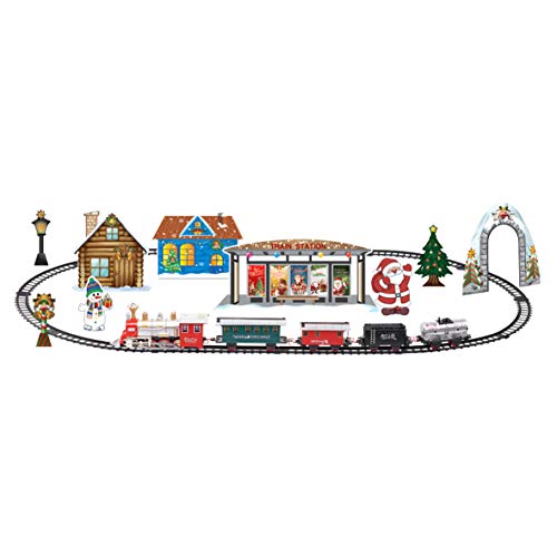 The Christmas Workshop Tren navideño de Entrega exprés de Papá Noel de Lujo | Sonidos y luz realistas Multicolor