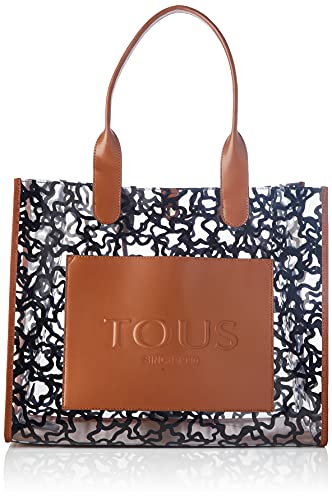 TOUS Trans-MARRÓN, Shopping XL. Amaya Vinyl Mujer, One Size