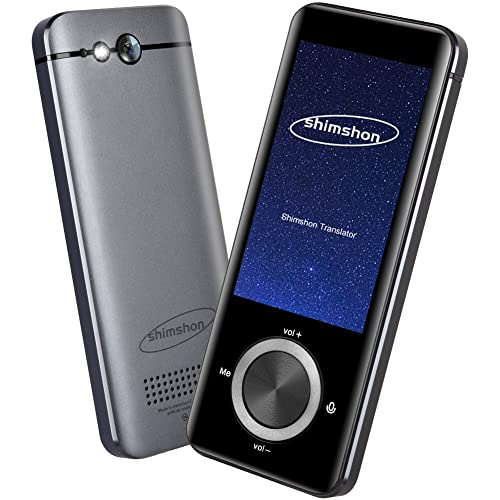 Traductor Instantaneo Traductor sin Conexión con Traducción de Fotos Traductor Instantaneo de voz, 108 Idiomas Traducción Inteligente en 0,5 Segundos | Bluetooth | WiFi