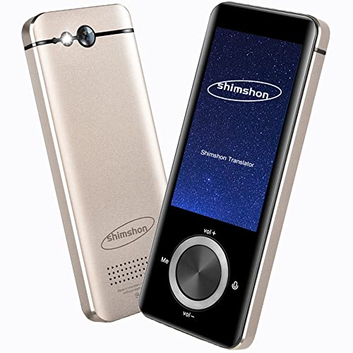 Traductor Instantaneo Traductor sin Conexión con Traducción de Fotos Traductor Instantaneo de voz, 108 Idiomas Traducción Inteligente en 0,5 Segundos | Bluetooth | WiFi
