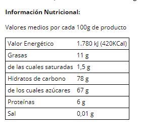 Turrón tipo Nougat de Cacahuete El Artesano - Aitana 300 gr