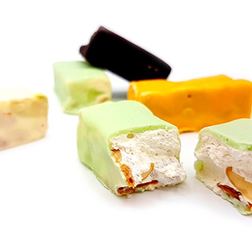 Turrones sicilianos blandos artesanos de gustos surtidos (gr.400). RAREZZE: productos típicos, cannoli, pasta de almendra, cassate, de pastelería artesanal siciliana