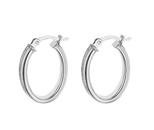 Tuscany Silver Pendientes de aro de mujer con plata 925