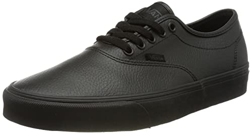Vans Doheny Decon Suede, Zapatillas Hombre, Tumble Leather Black Black Black, 44 EU