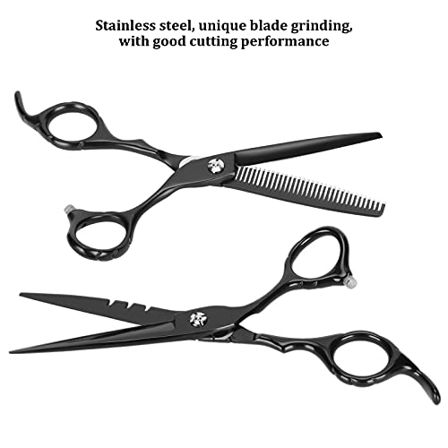 Venta Loca Tijeras De Corte, Tijeras De Peluquería Juego De Tijeras De Corte De Cabello con Tijeras De Adelgazamiento para El Pelo De Mascotas