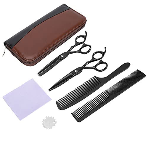 Venta Loca Tijeras De Corte, Tijeras De Peluquería Juego De Tijeras De Corte De Cabello con Tijeras De Adelgazamiento para El Pelo De Mascotas