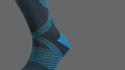 VER JARI Calcetines Impermeables Verjari | Altura de la Pantorrilla | Interior Merino | Gris (Gris, 39-42)