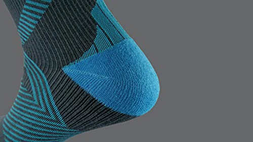 VER JARI Calcetines Impermeables Verjari | Altura de la Pantorrilla | Interior Merino | Gris (Gris, 39-42)