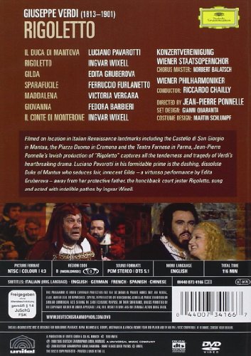 Verdi - Rigoletto (Wixell - Pavarotti - Gruberova) [Alemania] [DVD]