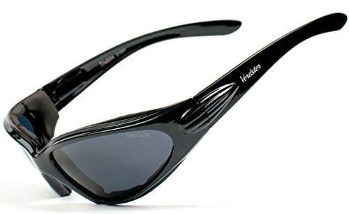 Verdster Gafas de Sol Deportivas Polarizadas para Mujer Gafas para Hombres Motociclistas Ciclistas para Correr Montura con Almohadillas de Espuma Airdam Orig