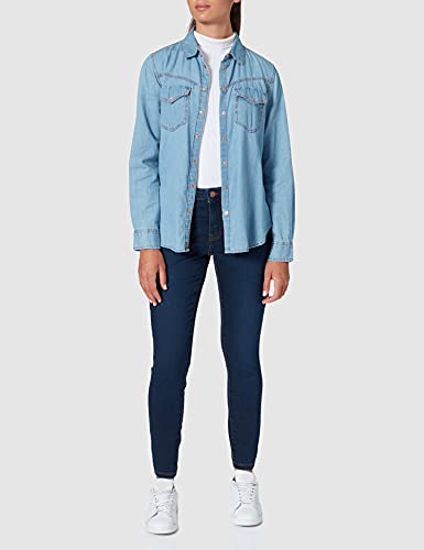 Vero Moda VMJUDY MR Slim Jegging VI3122 Noos Jeans, Dark Azul Denim, XL para Mujer