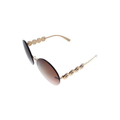 Versace 0VE2214 Gafas, Pink Gold, 59 Unisex Adulto