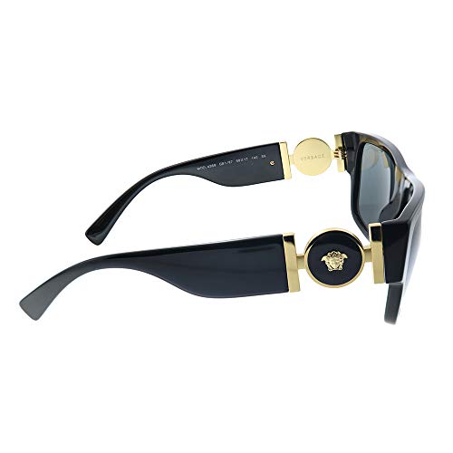 Versace 0VE4369 Gafas de Sol, Black, 58 para Hombre