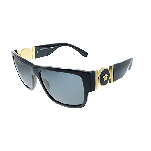 Versace 0VE4369 Gafas de Sol, Black, 58 para Hombre