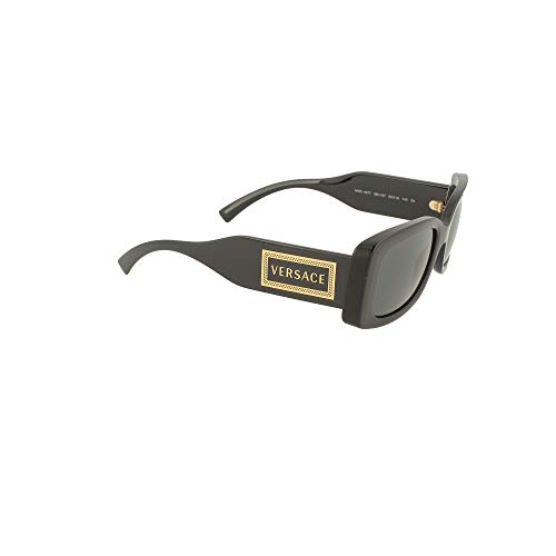 Versace 0VE4377 Gafas, Black/Grey, 52/19/140 Eyewear